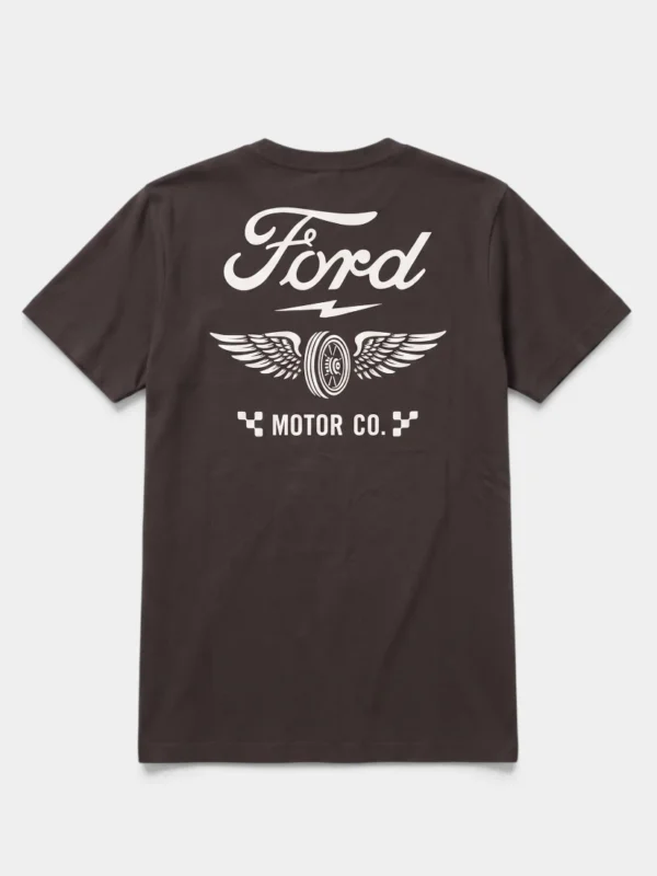 FRD0018_Remera_Hombre_Vintage_Logo_Marron_Dorso Remera Hombre Vintage Logo Marrón