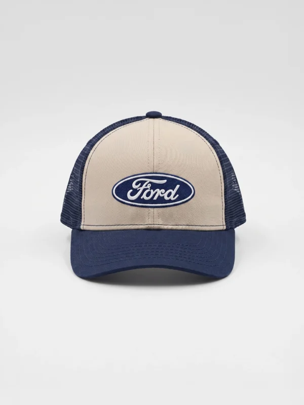 Gorra infantil trucker Azul marino/Blanco
