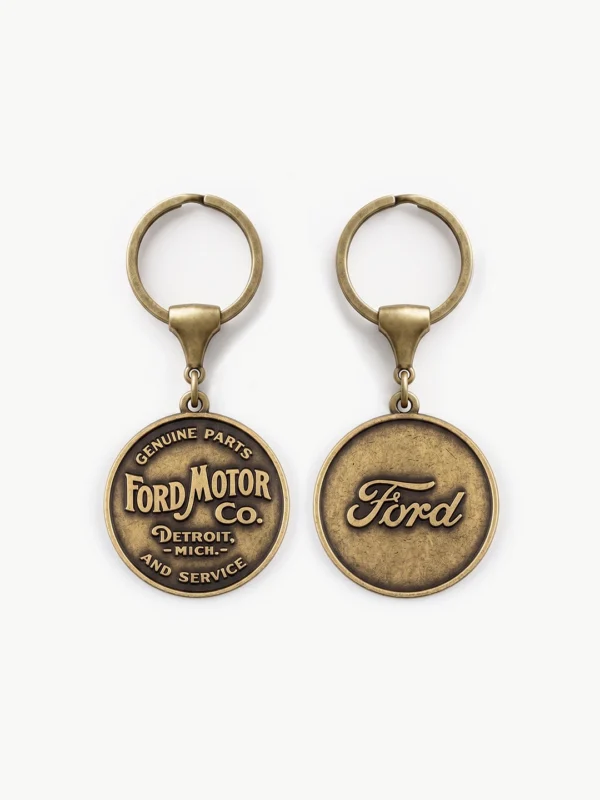 Llavero de metal Motor Company