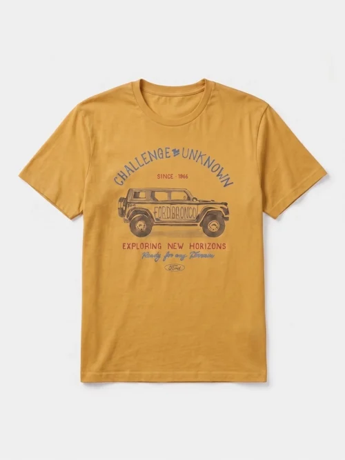 Remera Hombre Bronco Exploring Amarillo