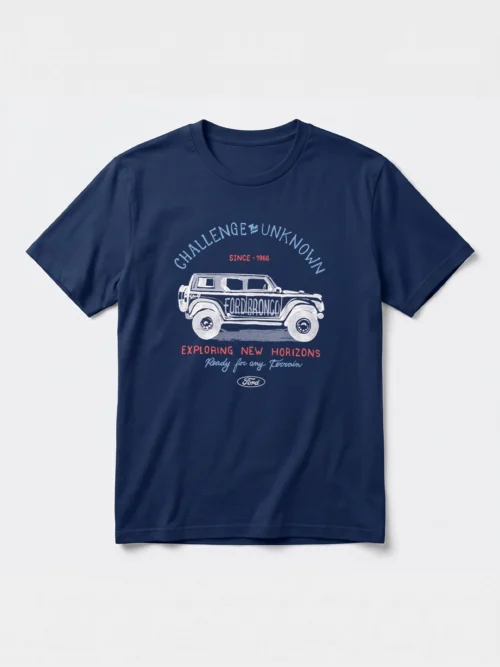 Remera Hombre Bronco Exploring Azul marino
