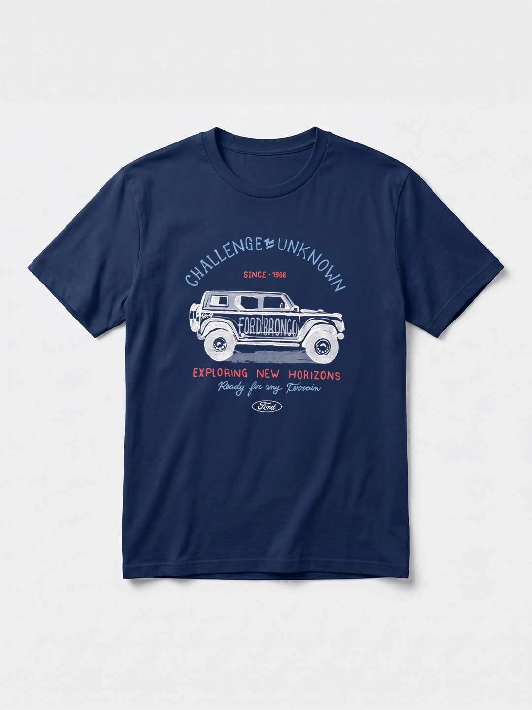 Remera Mujer Bronco Exploring Blanco