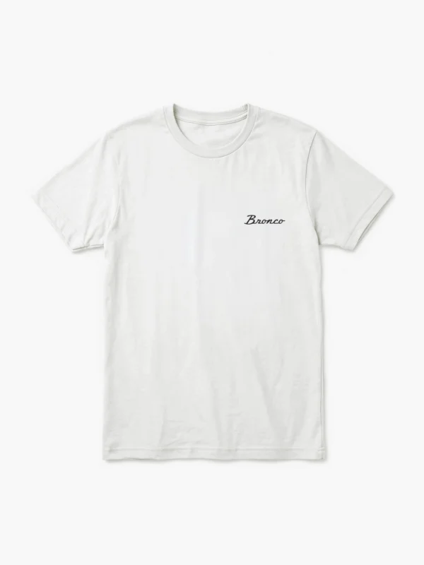 Remera Hombre Bronco Heritage Blanco