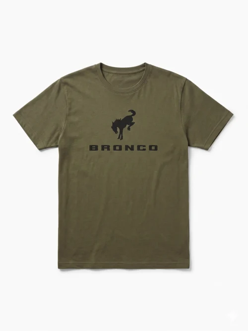 Remera Hombre Bronco Verde militar