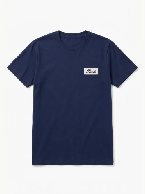 Remera Hombre Vintage Logo Azul marino