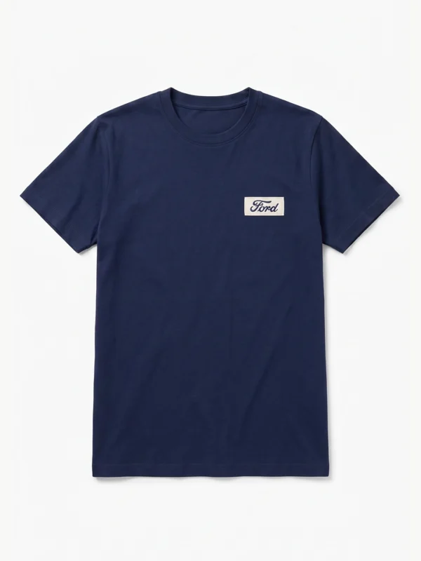 Remera Hombre Vintage Logo Azul marino