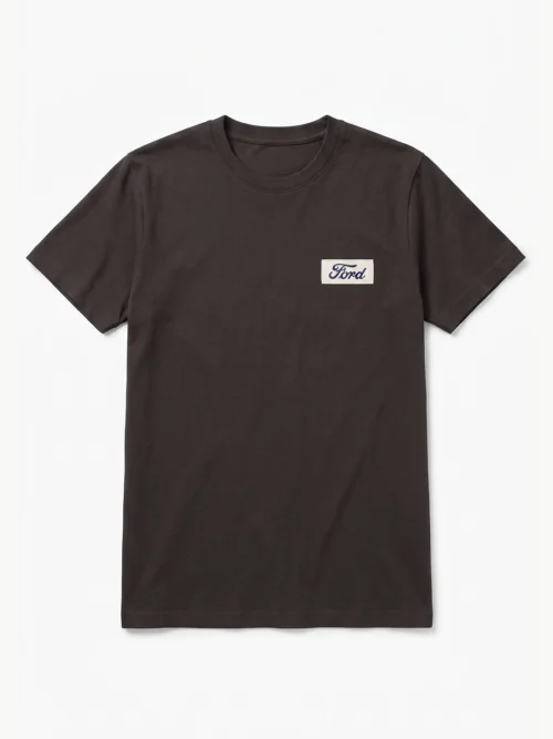 Remera Hombre Vintage Logo Marrón