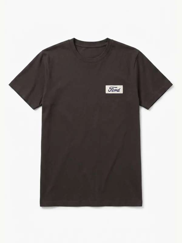 Remera Hombre Vintage Logo Marrón