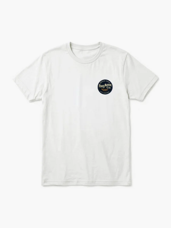 Remera Hombre Vintage Motor Co. Round Blanco