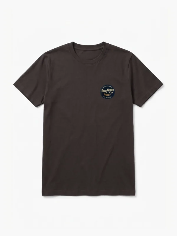 Remera Hombre Vintage Motor Co. Round Marrón