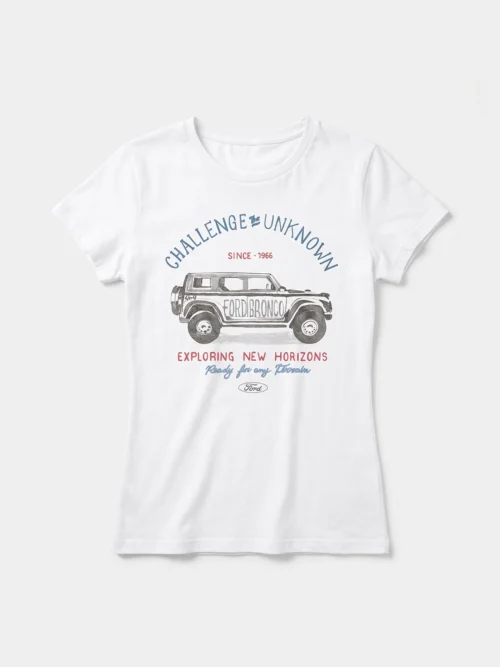 Remera Mujer Bronco Exploring Blanco