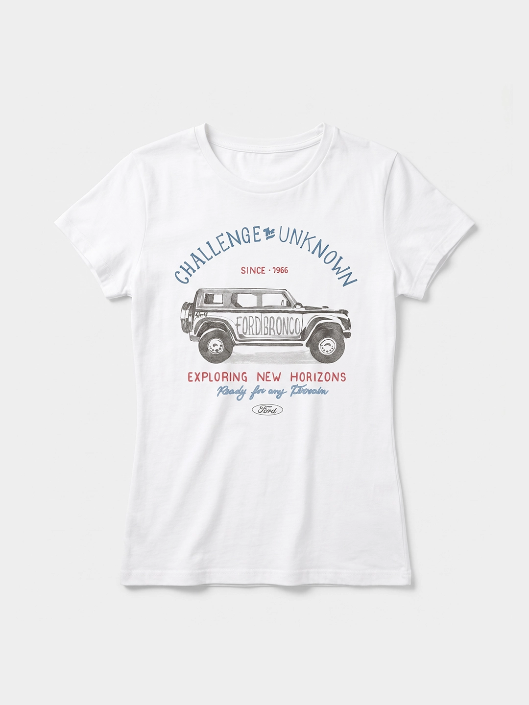 Remera Mujer Bronco Exploring Blanco