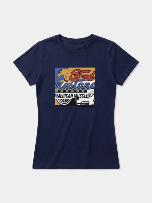 Remera Mujer Mustang Azul marino