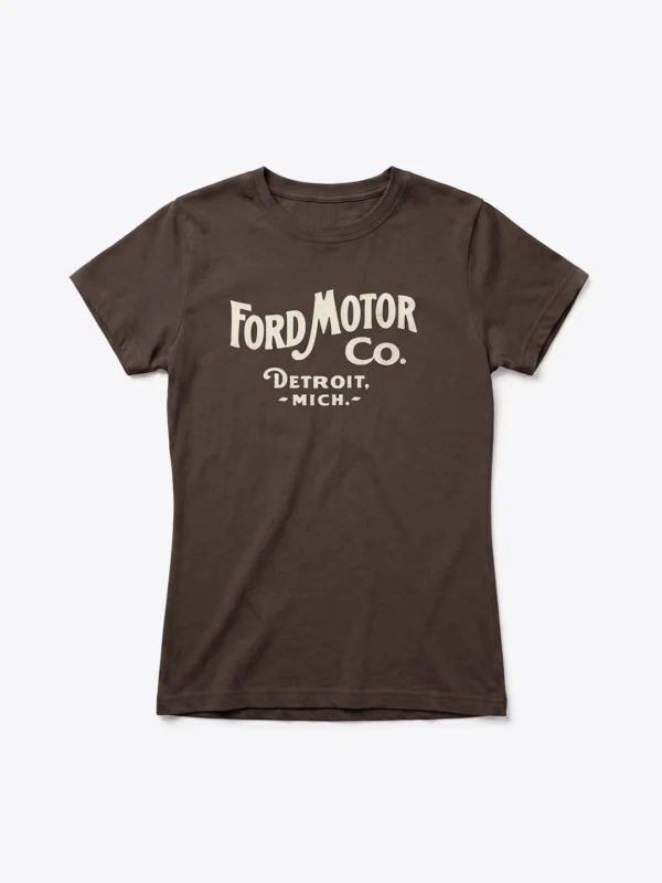 Remera Mujer Vintage Motor Co. Marrón