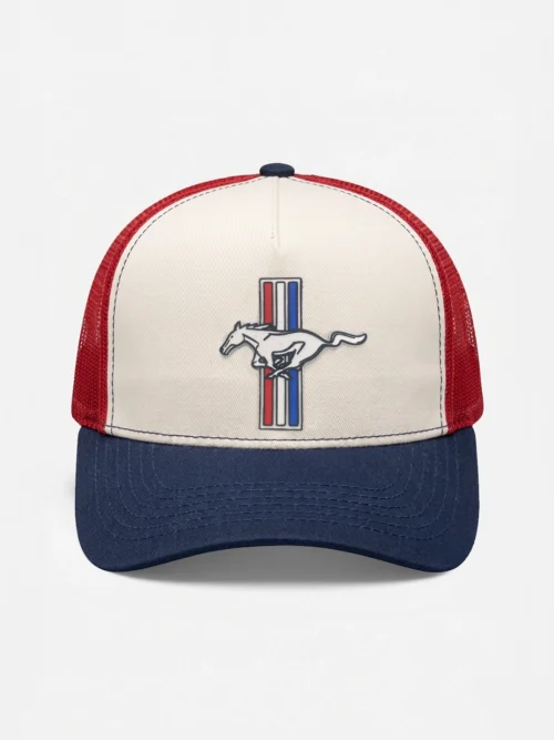 Gorra Trucker Premium Mustang Badge