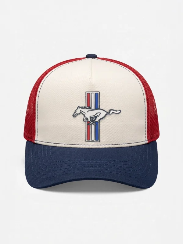 Gorra Trucker Premium Mustang Badge