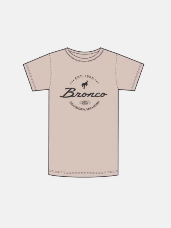 Remera Mujer Bronco Heritage Rosa