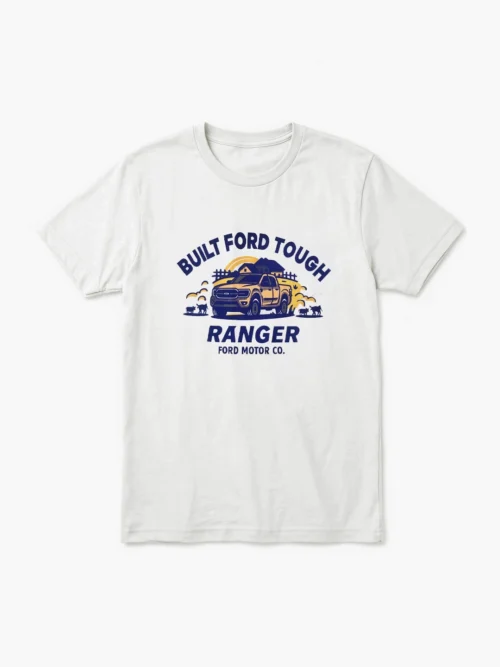 Remera Hombre Ranger Built To Last Blanco