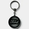 FRD0071 Llavero de Metal Bronco Plata Envejecida Llavero de Metal Bronco Plata Envejecida