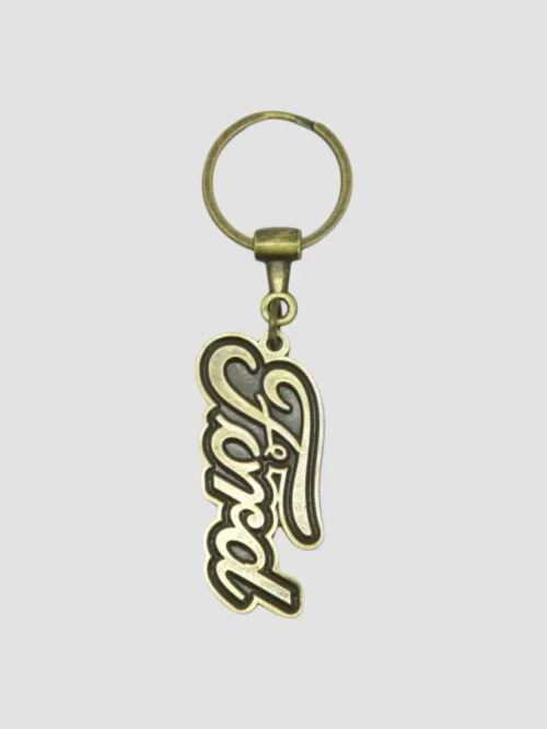 FRD0072 Llavero de Metal Ford Logo Oro Envejecido 2 Llavero de Metal Ford Logo Oro Envejecido