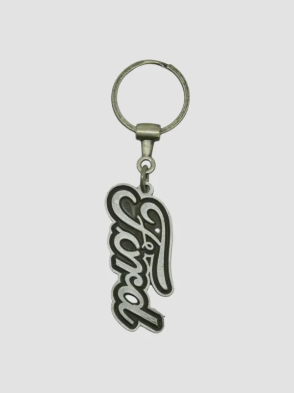 FRD0073 Llavero de Metal Ford Logo Plata Envejecido Llavero de Metal Ford Logo Plata Envejecido