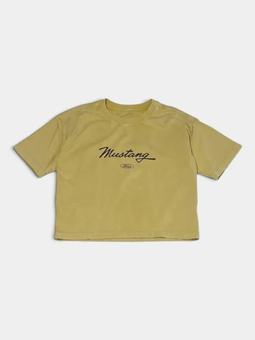 FRD0079_Remera Mujer Mustang Amarillo Mostaza_1 Remera Mujer Mustang Amarillo Mostaza
