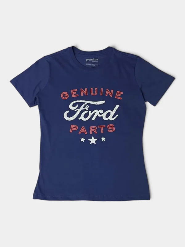 FRD0085 Remera Mujer Genuine Parts Azul Marino Remera Mujer Genuine Parts Azul Marino