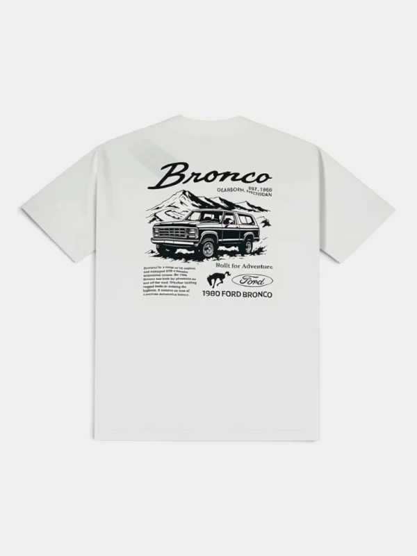 Remera Hombre Bronco 1980 Blanca