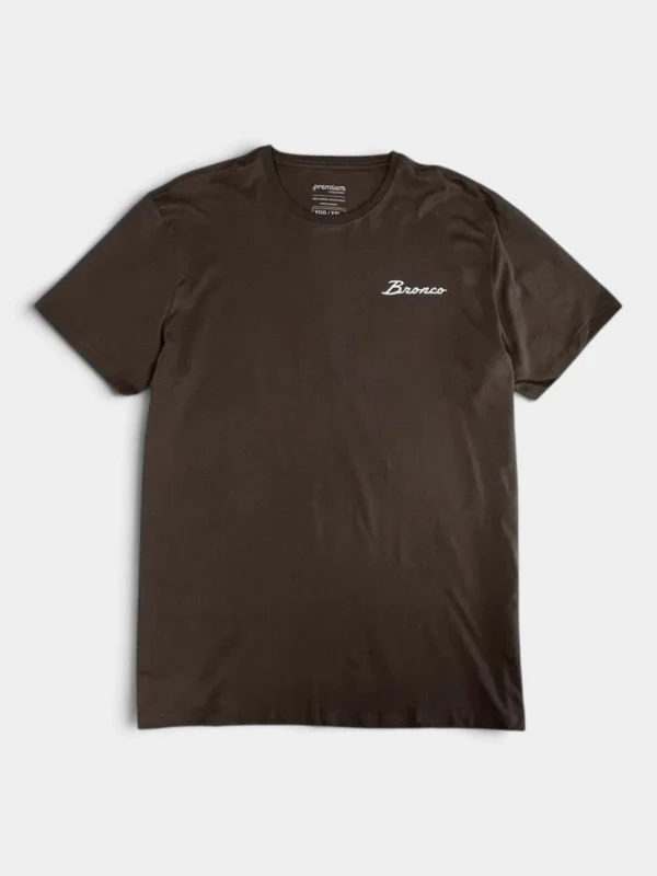 Remera Hombre Bronco Heritage Marrón