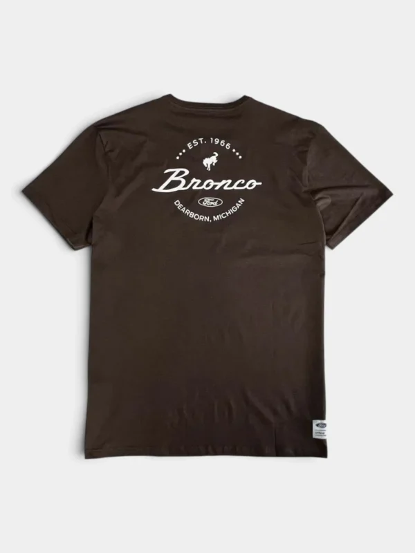 Remera Hombre Bronco Heritage Marrón