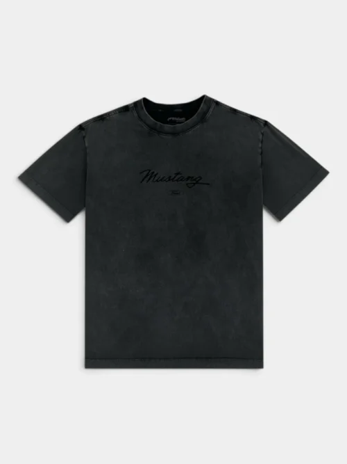 FRD0097_Remera Hombre Mustang Negro Marmolado_1 Remera Hombre Mustang Negro Marmolado
